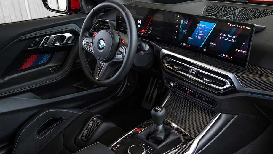 interior dashboard of a BMW M2