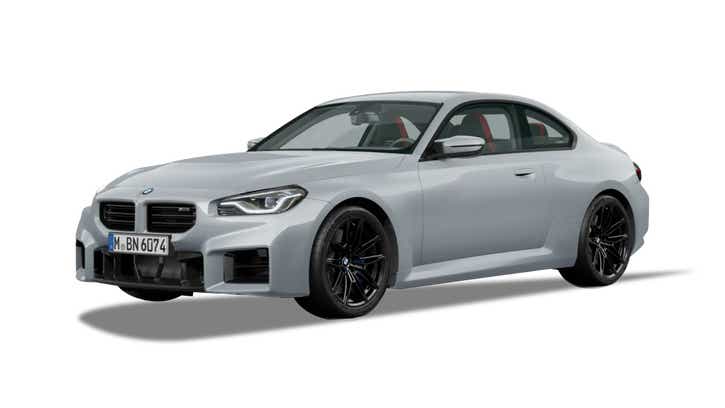 Front three-quarter view of a BMW M2