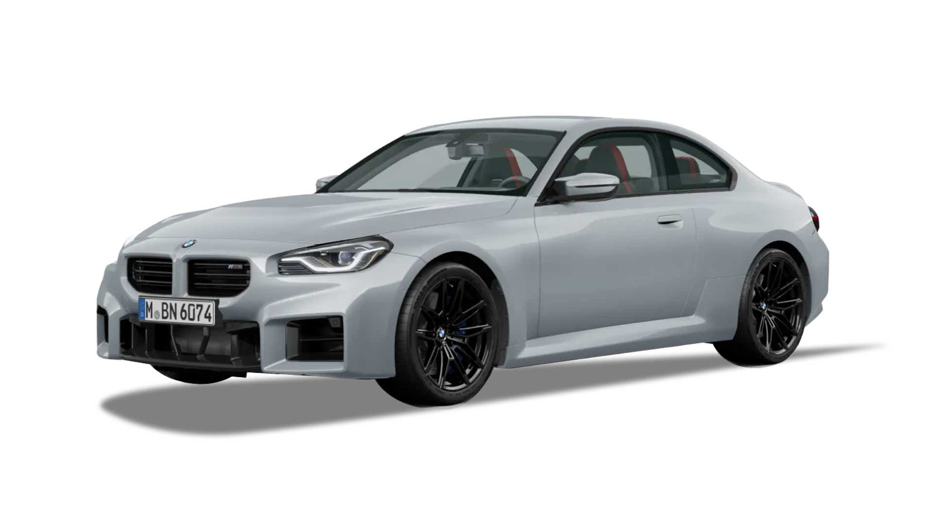 Front three-quarter view of a BMW M2