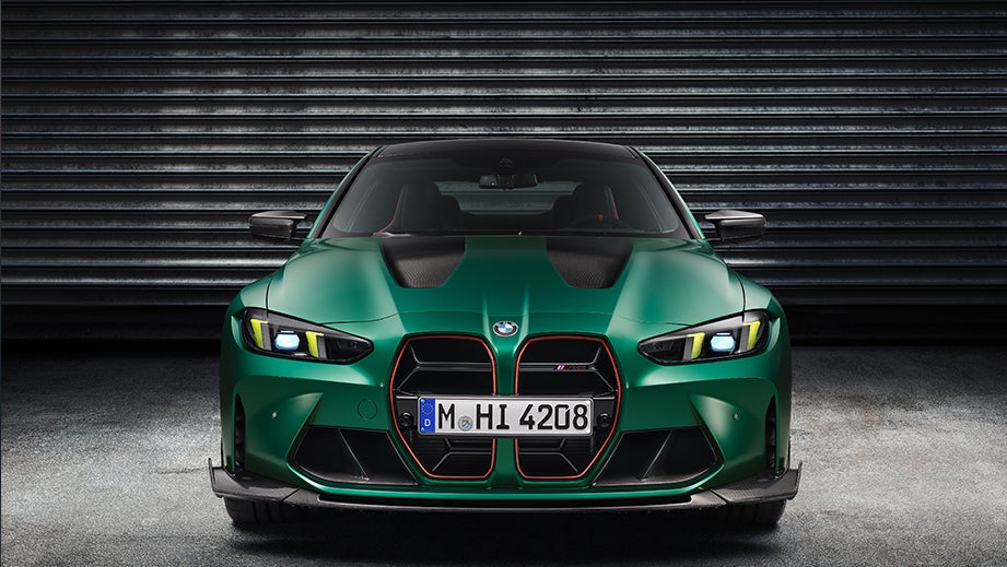 front view of a BMW M4 Competition