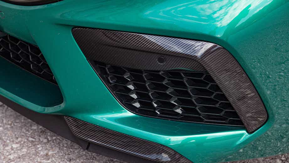 front bumper vent detail of a BMW M8 Coupe Competition