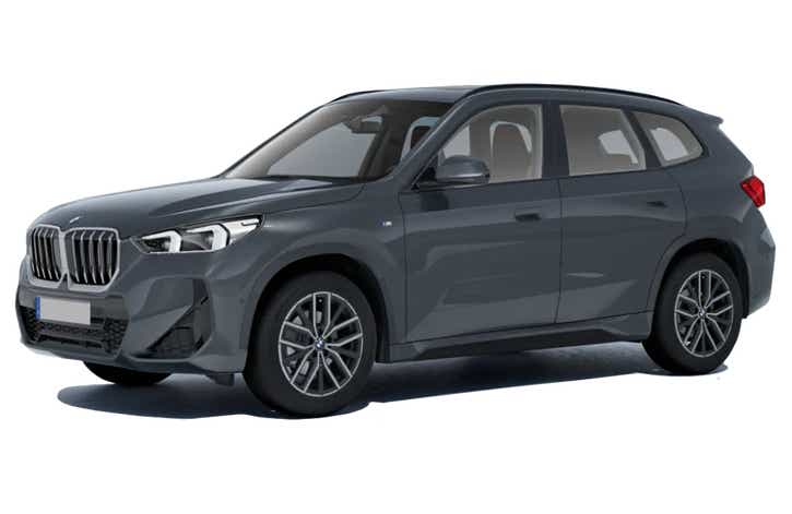 front three-quarter view of a BMW X1