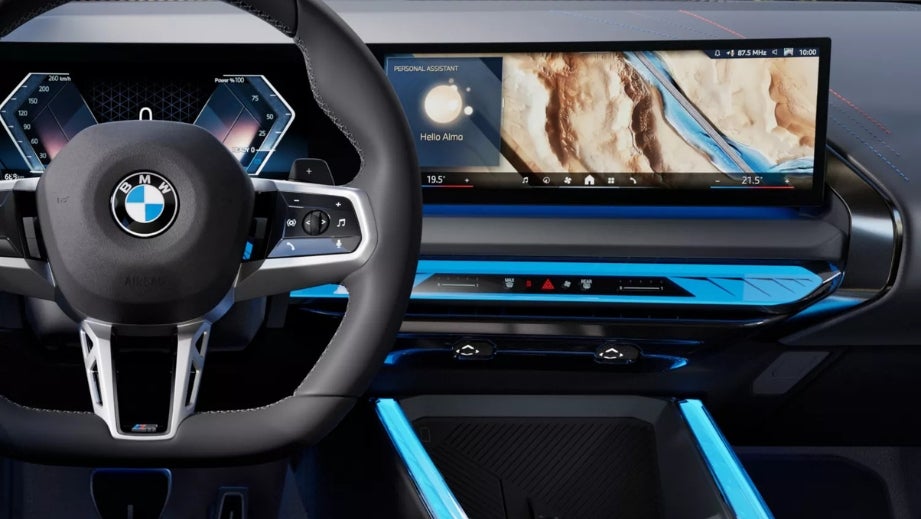 interior dashboard of a BMW X3