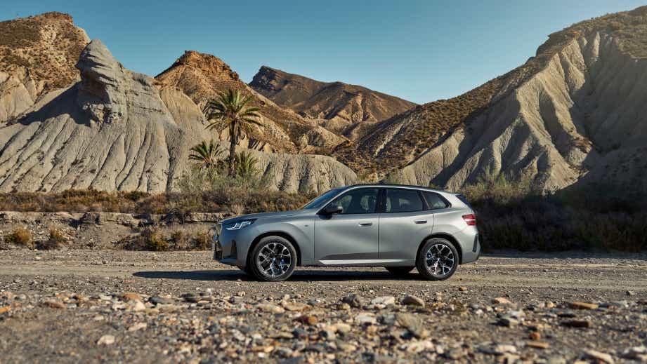 side view of a BMW X3