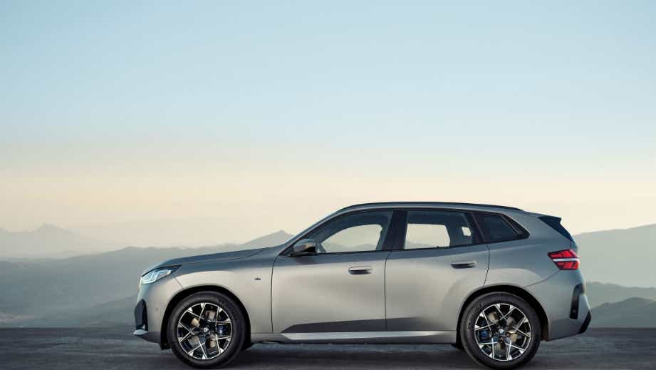 side view of a BMW X3