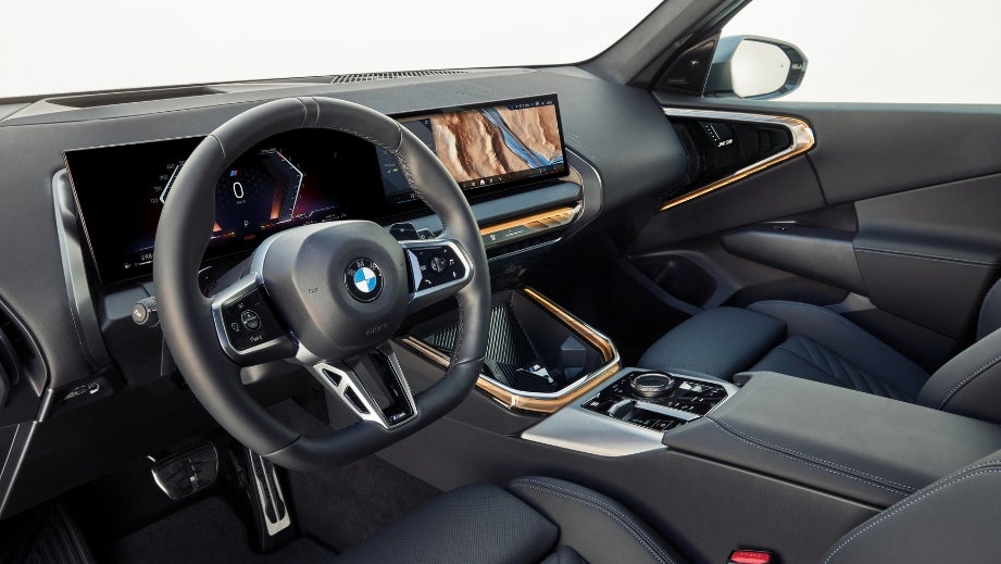 interior dashboard of a BMW X3