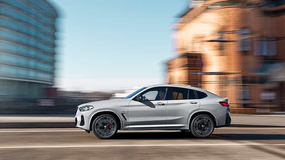 profile view of a BMW x4