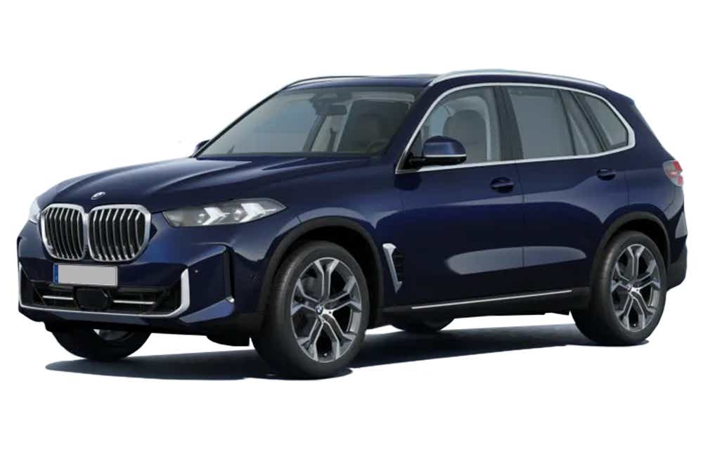 front three-quarter view of a BMW X5