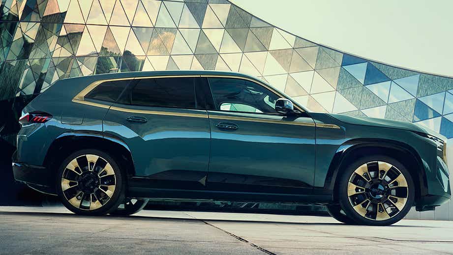 side profile of a BMW XM