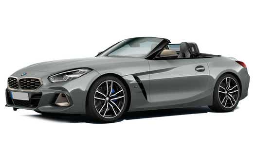 front three-quarter of a BMW Z4 convertible