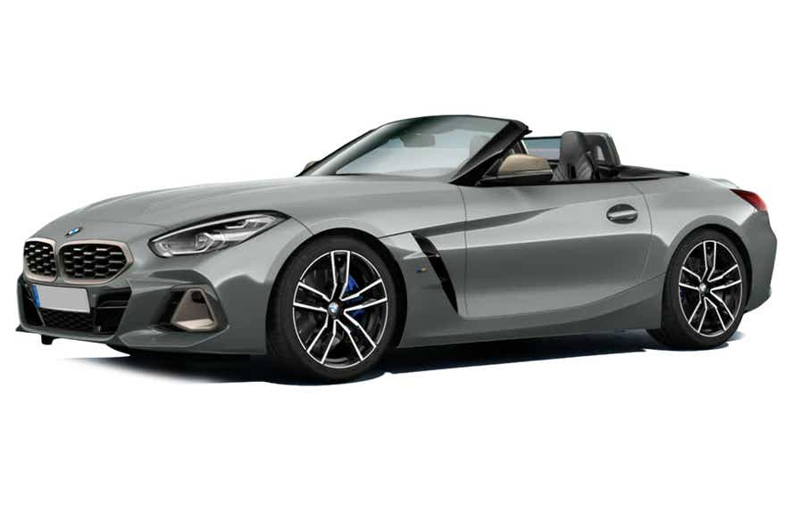 front three-quarter of a BMW Z4 convertible