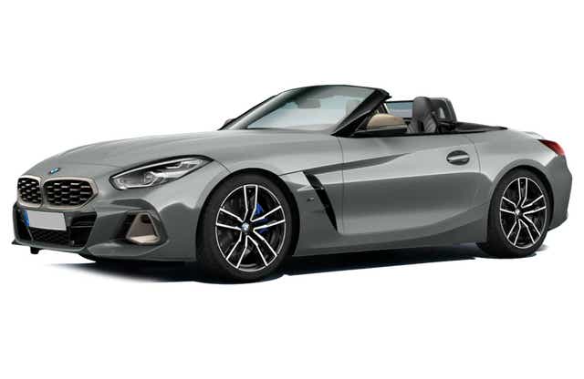 front three-quarter of a BMW Z4 convertible