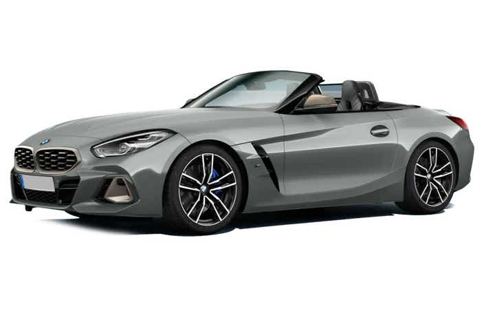 front three-quarter of a BMW Z4 convertible