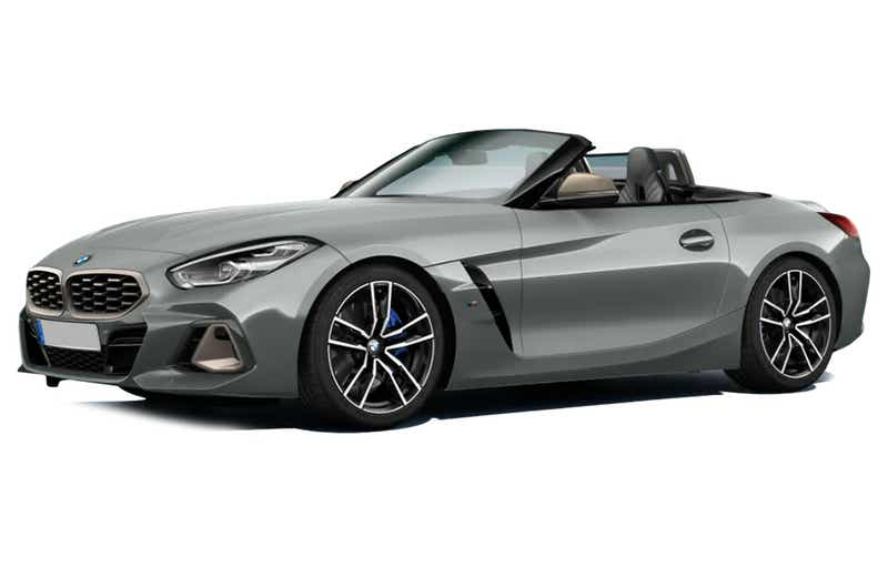 front three-quarter of a BMW Z4 convertible