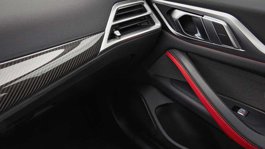 Interior door panel of a BMW i4
