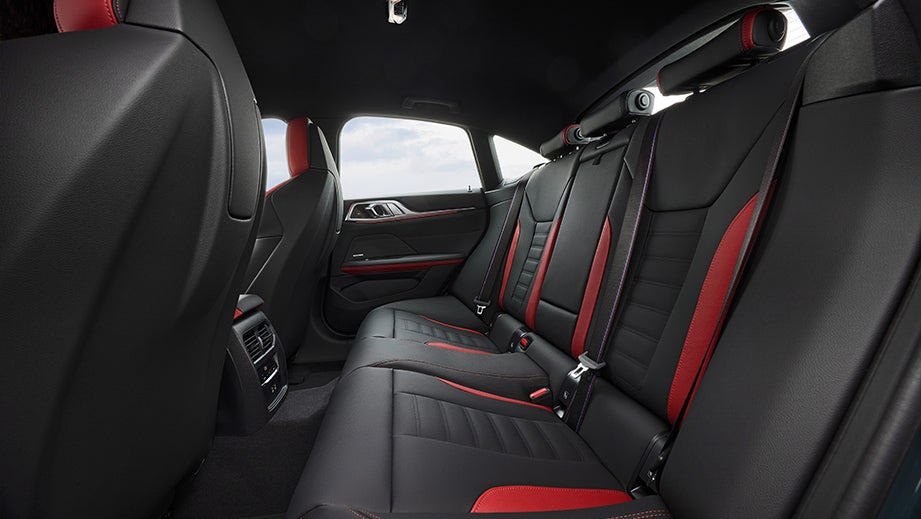 rear seat interior of a BMW i4