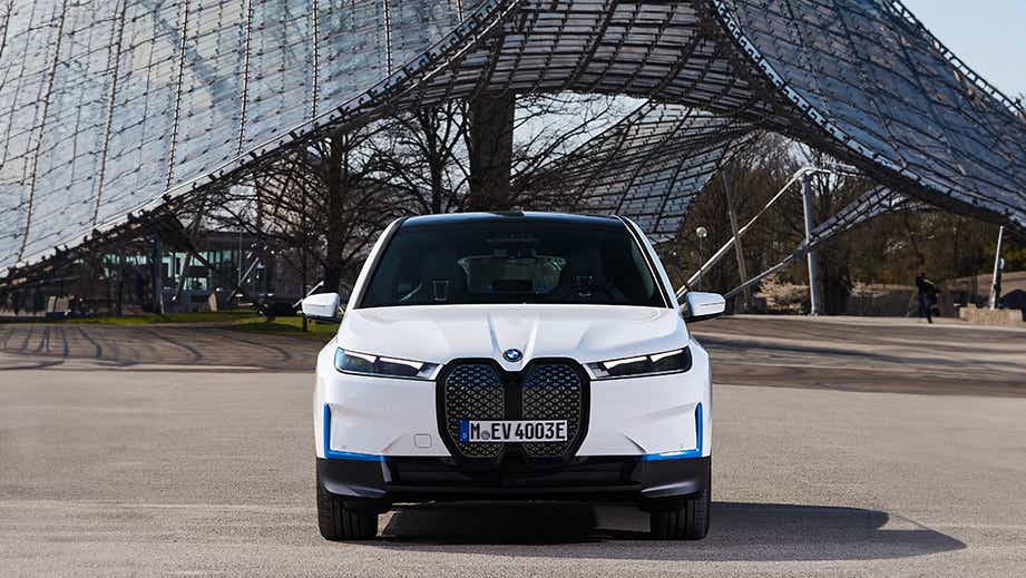 front view of a BMW iX
