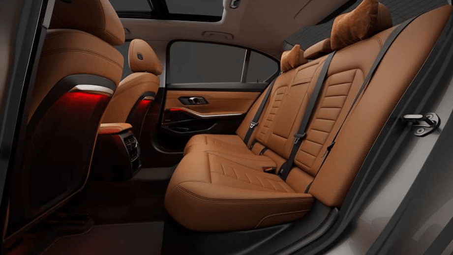 rear seat interior of a BMW 3 Series Gran Limousine