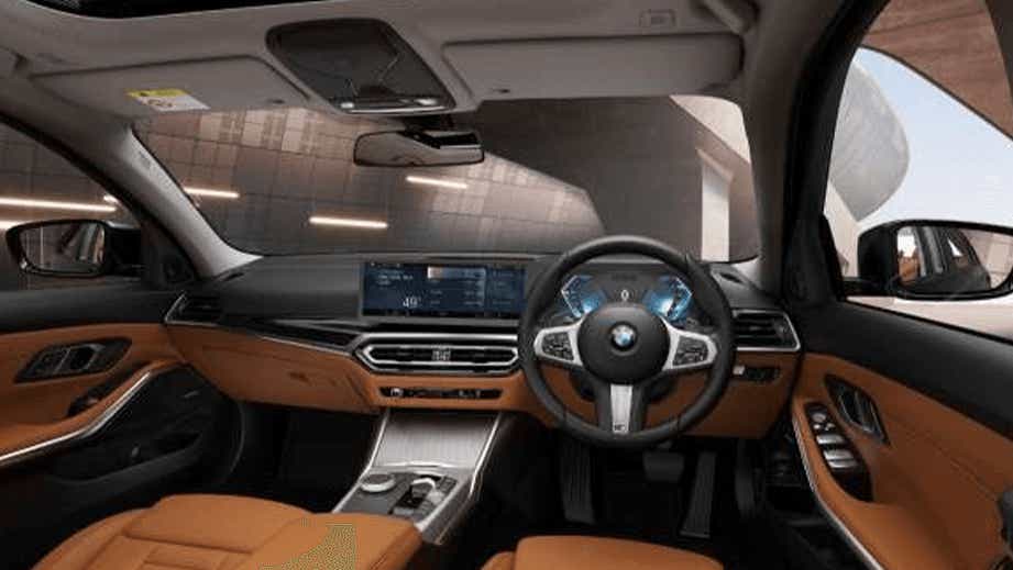 interior dashboard of a BMW 3 Series Gran Limousine