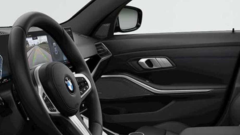 interior dashboard view of a BMW 3 Series