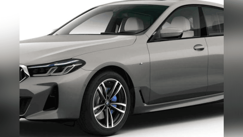 front-side view of a BMW 6 Series