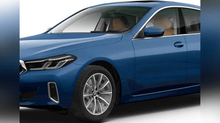 front-side view of a Individual Tanzanite Blue BMW 6 Series