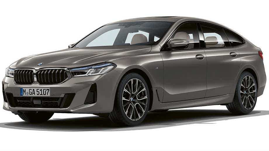 Front three-quarter view of a BMW 6 Series