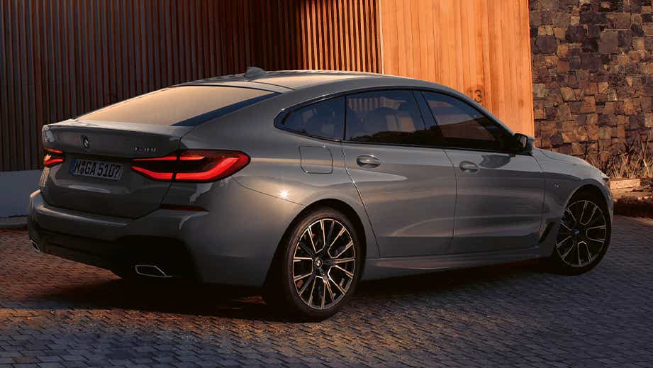 rear three-quarter of a BMW 6 Series