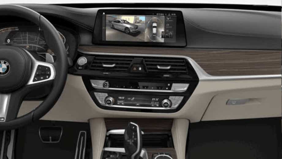 Interior dashboard of a BMW 6 Series