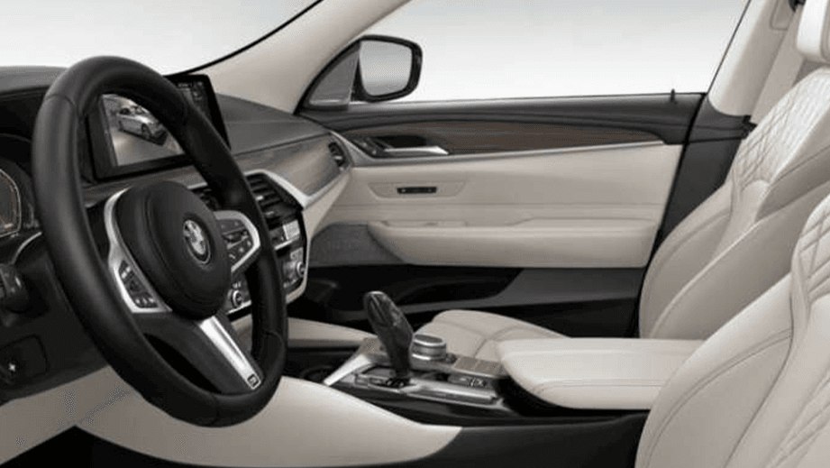 interior dashboard and front seats of a BMW 6 Series