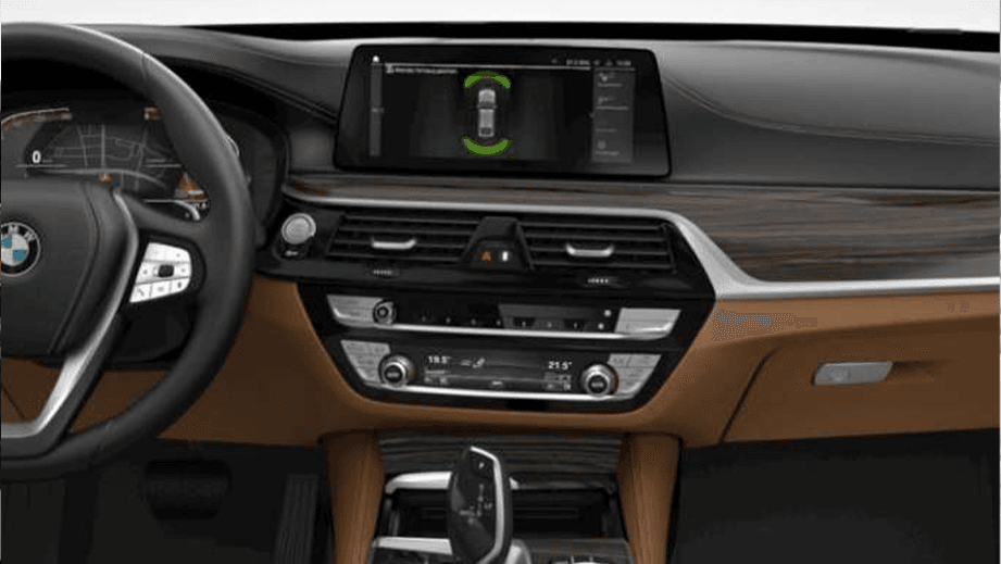 Interior dashboard view of a BMW 6 Series