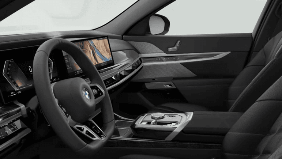 interior dashboard view of a BMW 7 Series