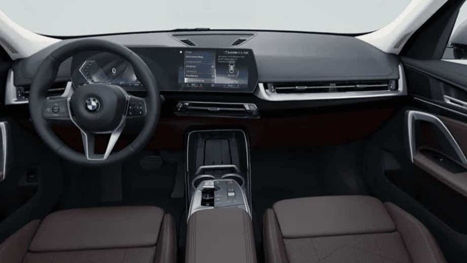 interior dashboard of a BMW X1