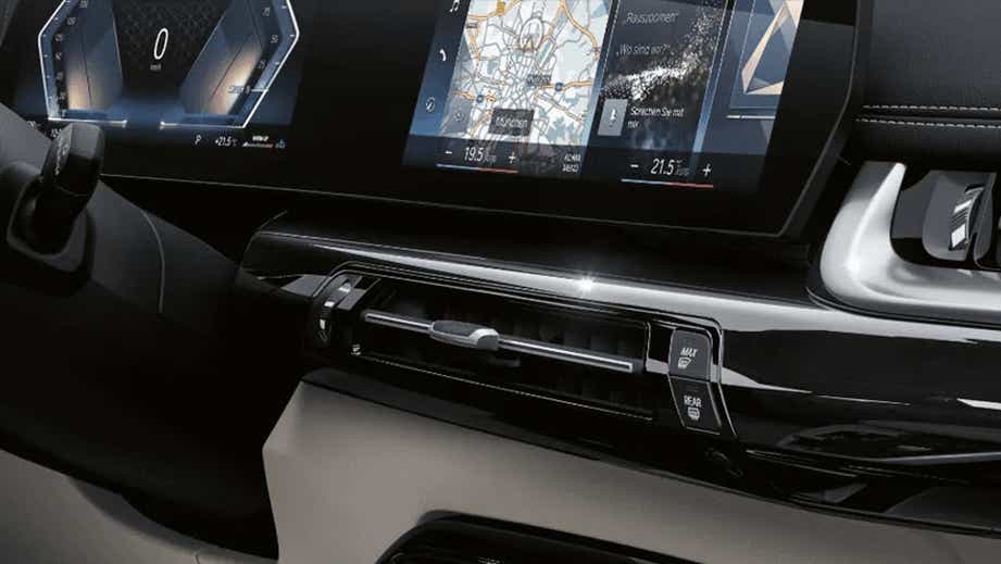 interior dashboard of a BMW X1