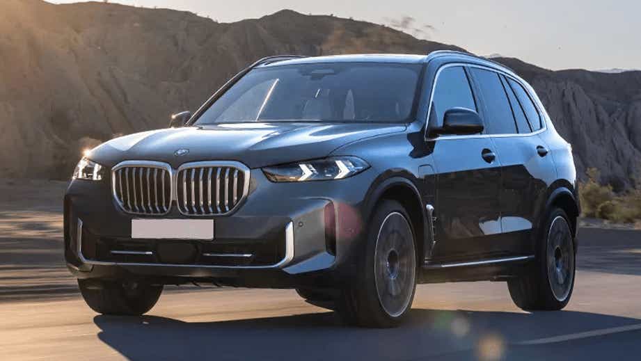 front three-quarter view of a BMW X5