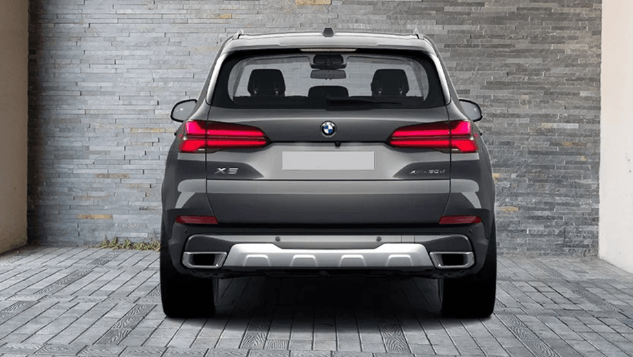 Rear view of a BMW X5