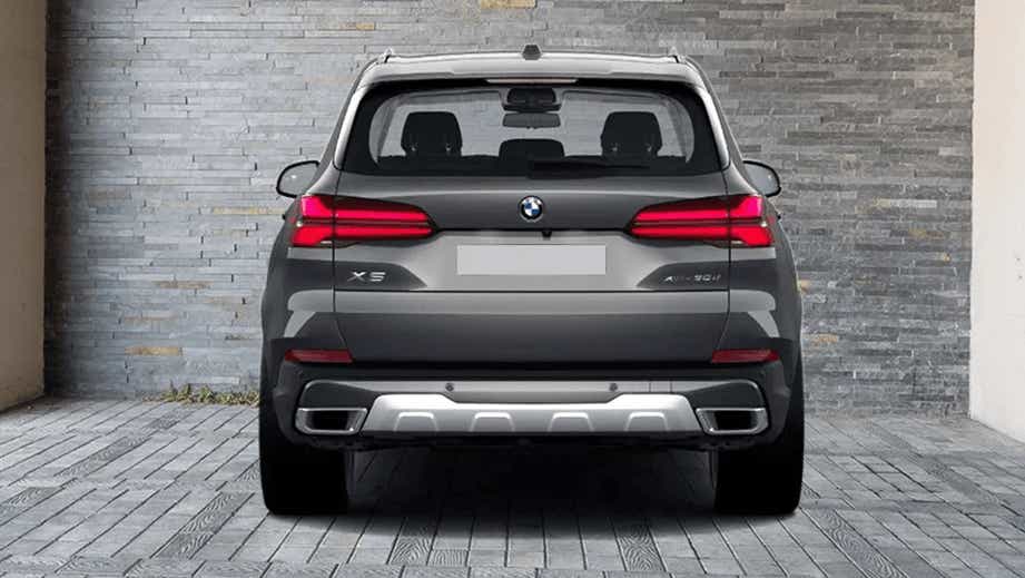Rear view of a BMW X5