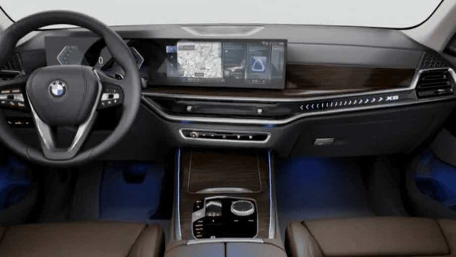 Interior dashboard of a BMW X5