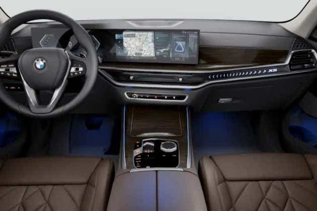 Interior dashboard of a BMW X5