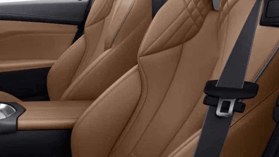 front seat interior of a BMW Z4