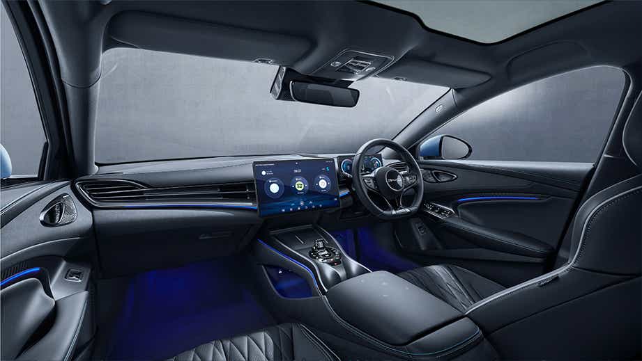 interior dashboard of a BYD Seal