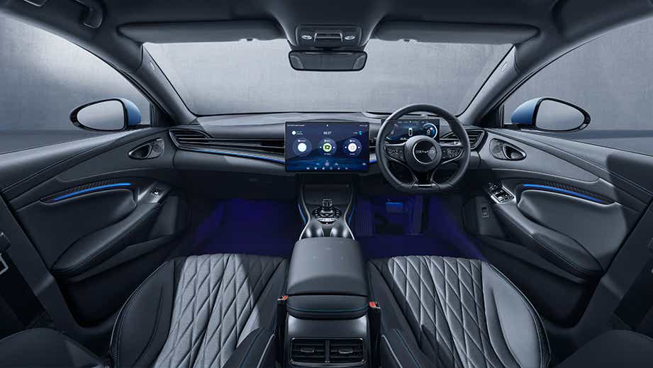 Interior dashboard of a BYD Seal