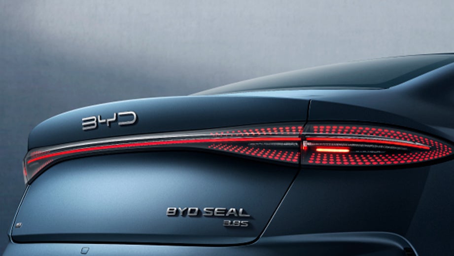 rear view of a BYD Seal