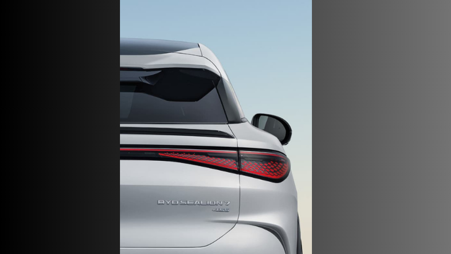 rear view of a BYD Sealion 7