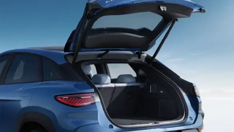 open rear hatch view of a BYD Sealion 7