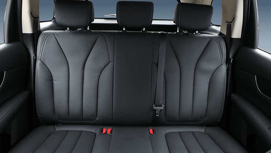 rear seat view of a BYD E6