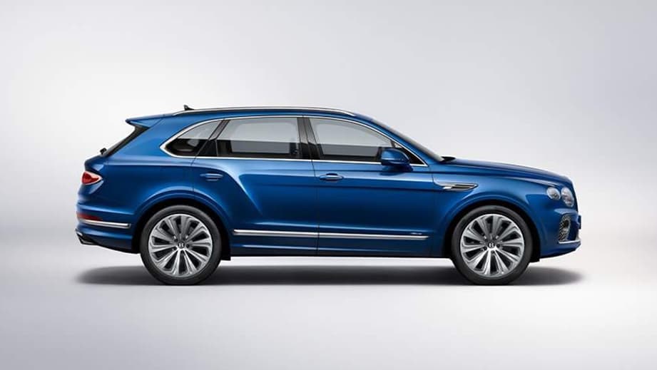 side profile of a Bentley Bentayga