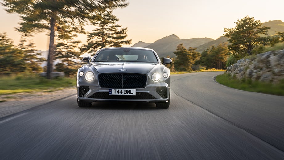 front view of a Bentley Continental