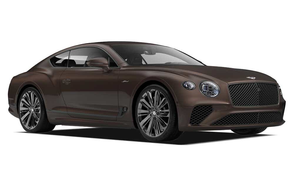 front three-quarter view of a Khamun Bentley Continental