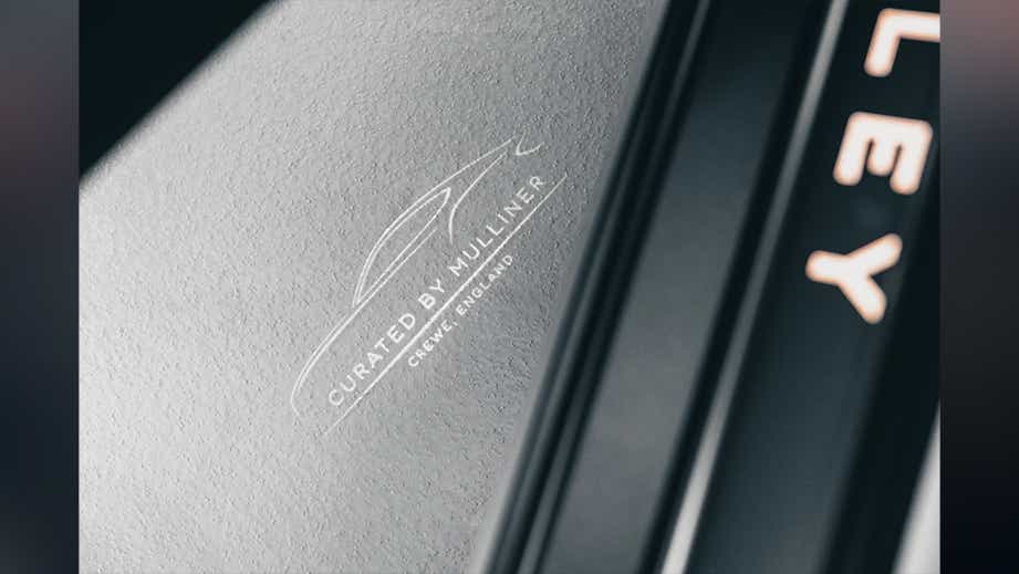 Interior close-up of a Bentley Continental